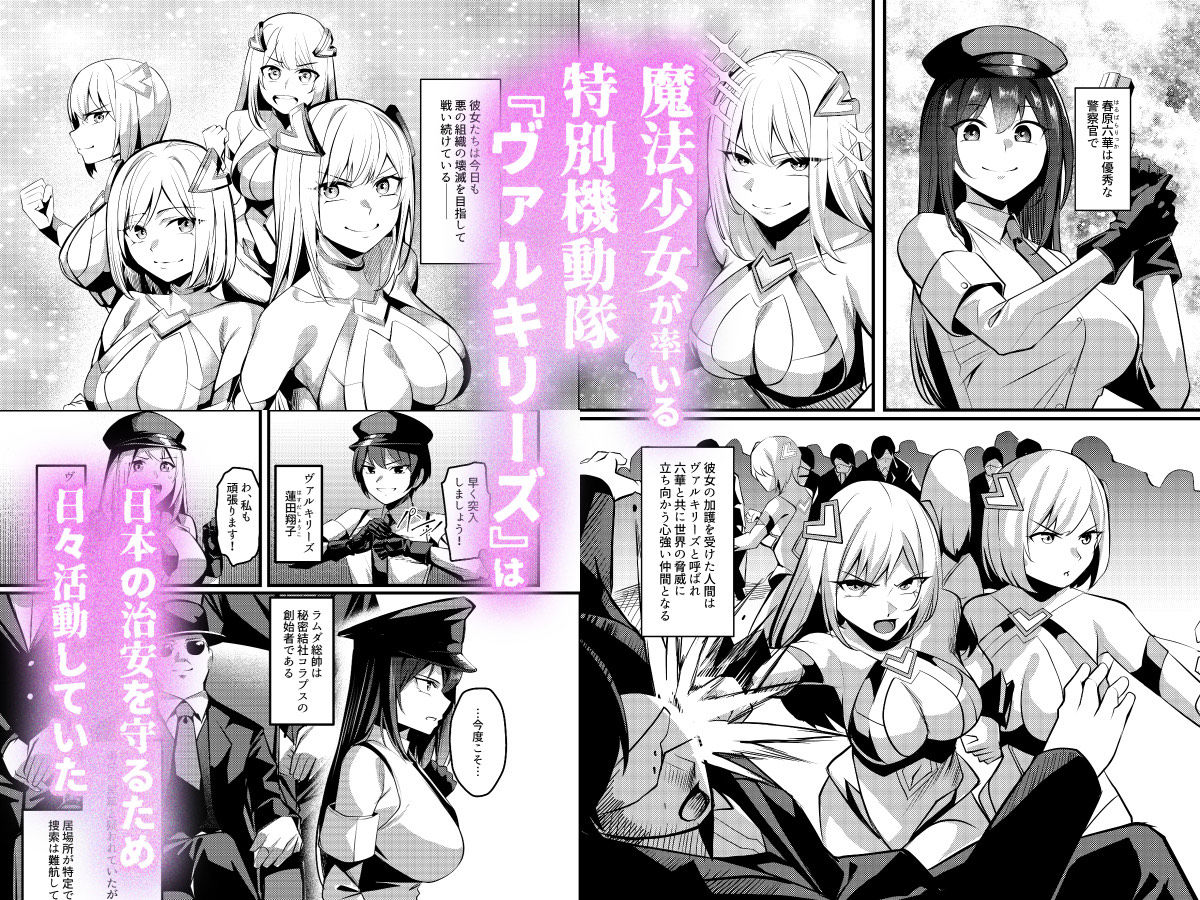 魔法少女セイントリリィ・戦乙女 〜敵組織に洗脳調教された魔法少女が性処理戦闘員に堕ちるまで〜 画像1